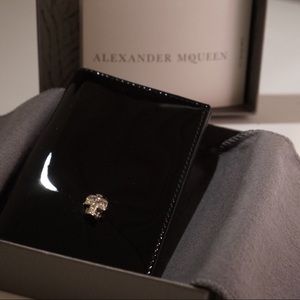 Alexander McQueen Black Card Holder Brand new